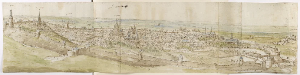 Veduta Panoramica di Leuven da Nord-Ovest